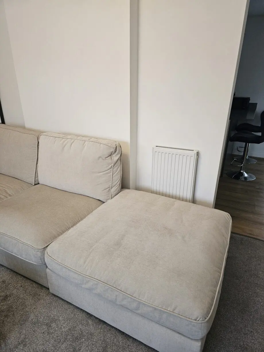 Tate Luxe Chenille Right Corner Footstool End Sofa - Second Nature V3