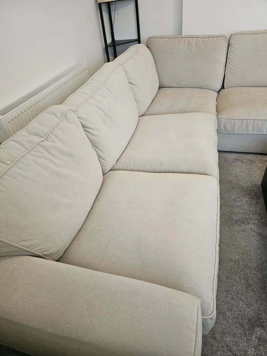 Tate Luxe Chenille Right Corner Footstool End Sofa - Second Nature V3