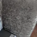 Next Silver Crushed Velvet Sofa