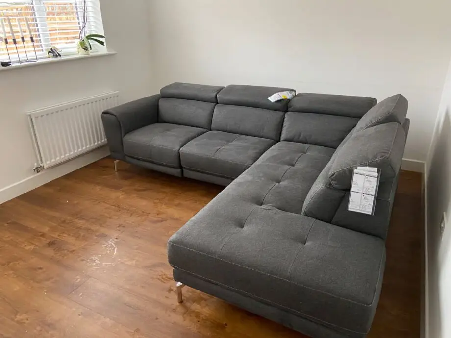 DFS Venezia Corner Sofa, Charcoal/Grey