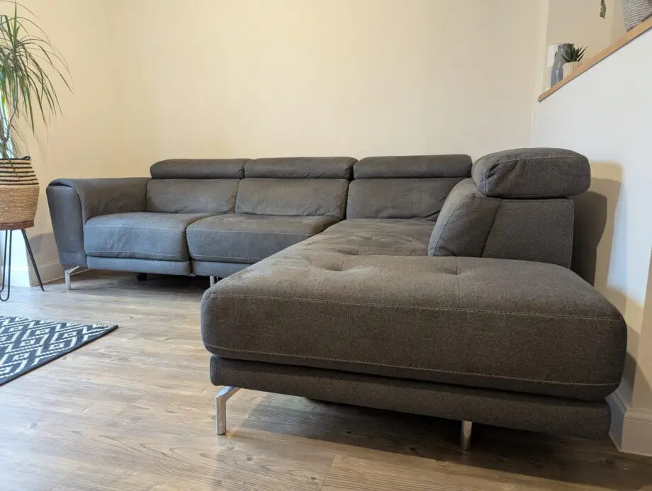 DFS Venezia Corner Sofa, Charcoal/Grey