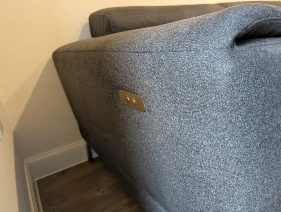 DFS Venezia Corner Sofa, Charcoal/Grey