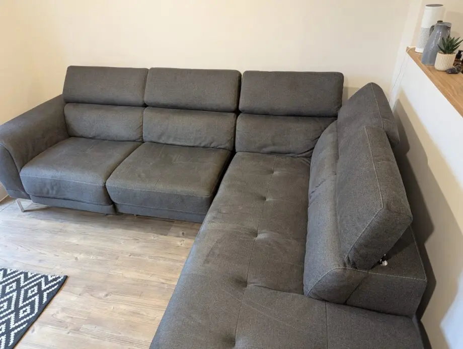 DFS Venezia Corner Sofa, Charcoal/Grey