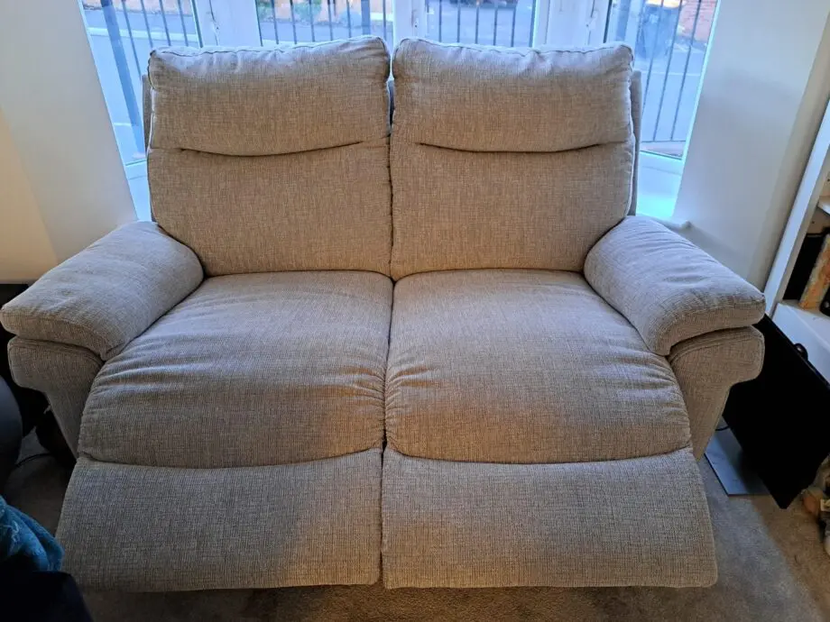 LAZY BOY SCS Tamla 2 Seater Power Recliner Sofa in Grey