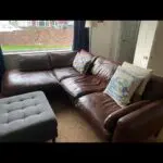 Laura Ashley Brown Sofa