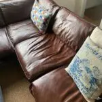 Laura Ashley Brown Sofa