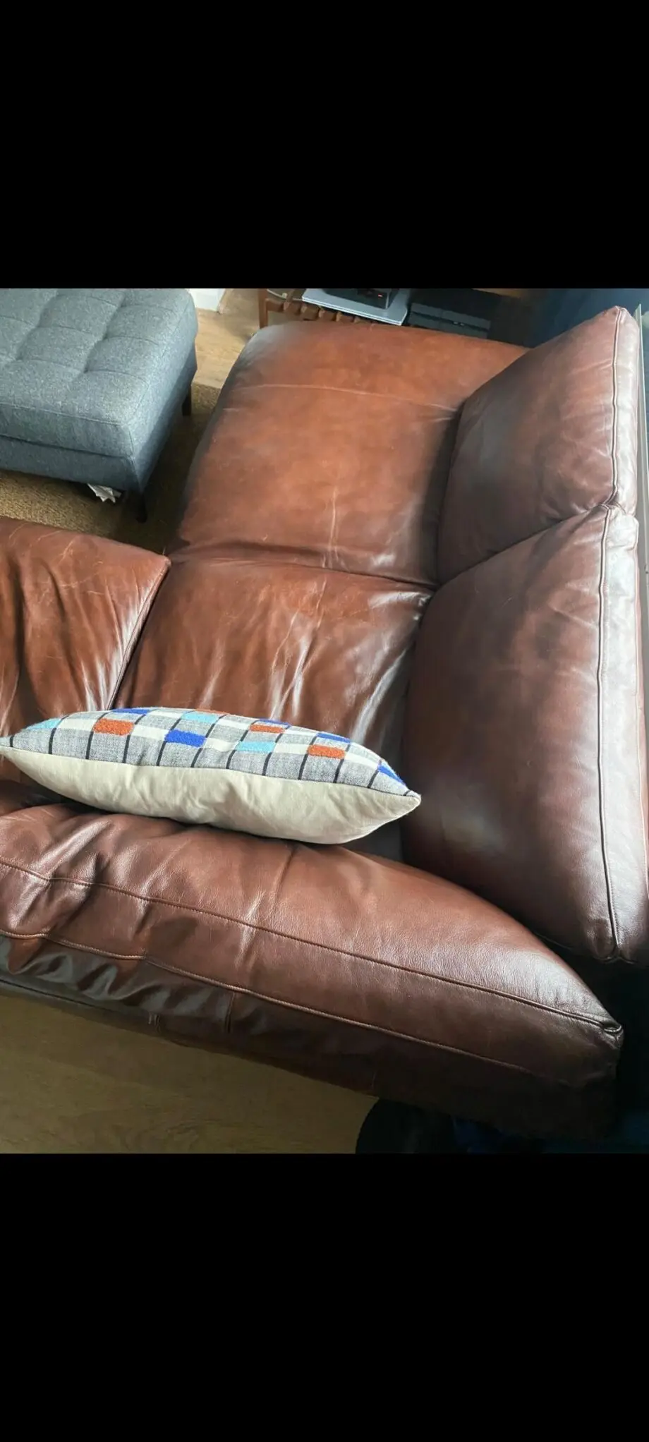 Laura Ashley Brown Sofa