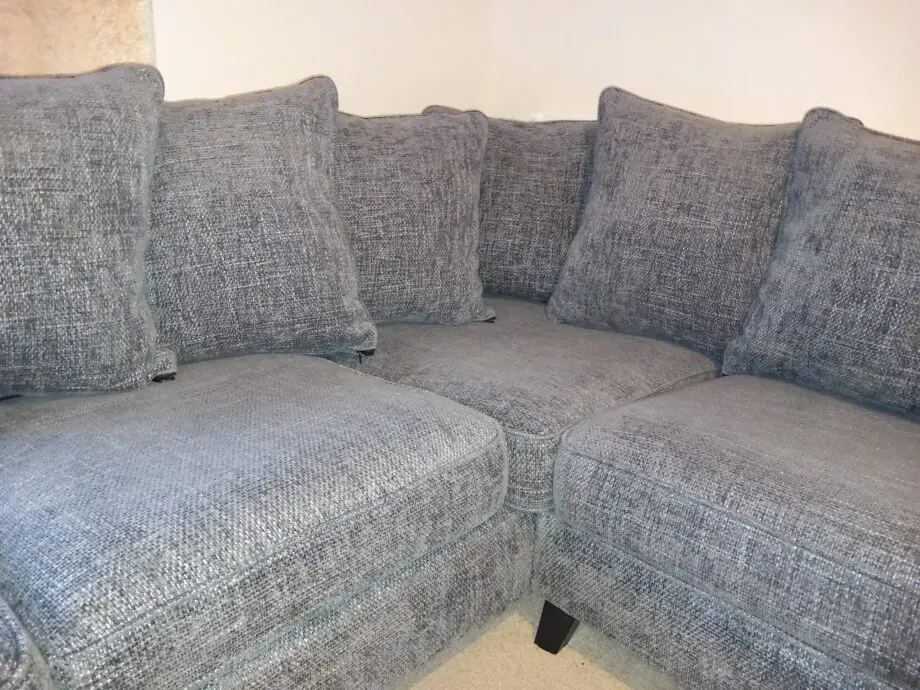 Grey left-hand corner couch