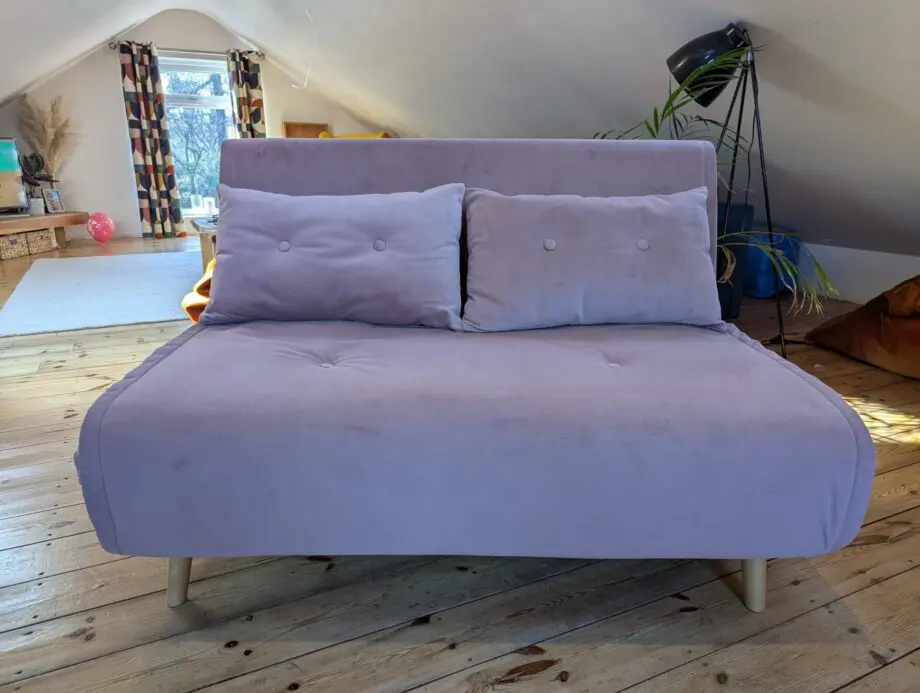 Made Haru Dusty Pink Sofa Bed