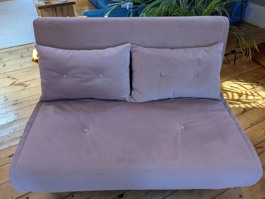 Made Haru Dusty Pink Sofa Bed