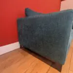 Camerich - Crescent Narrow Three Seat Sofa - Colour Peacock