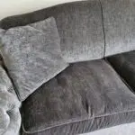 4 seater Chesterfield dfs sofa - dark grey