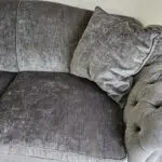 4 seater Chesterfield dfs sofa - dark grey