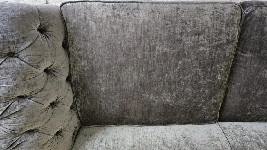 4 seater Chesterfield dfs sofa - dark grey