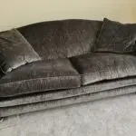 4 seater Chesterfield dfs sofa - dark grey