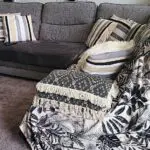 Great Corner Sofa slate grey
