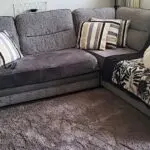 Great Corner Sofa slate grey