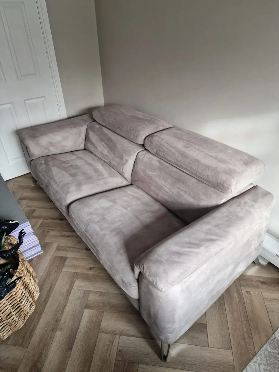 DFS 3 Seater Tahiti Sofa - Silver/Beige