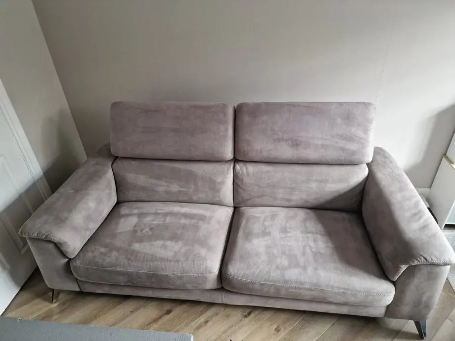 DFS 3 Seater Tahiti Sofa - Silver/Beige