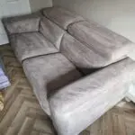 DFS 3 Seater Tahiti Sofa - Silver/Beige