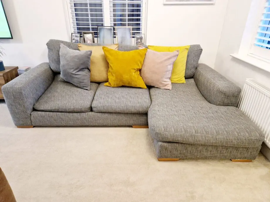 NEXT Right Corner L Sofa. Grey