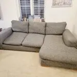 NEXT Right Corner L Sofa. Grey
