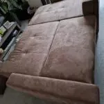 Mocca King size corner sofa bed in walnut shell from Sofabed Expert