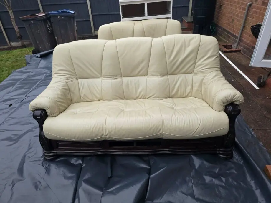 Two 3 seater sofas
