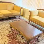 Hand-made, Chippendale style Turkish sofa suite