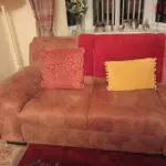 Burnam brown corner sofa