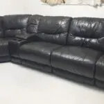 Harvey's dark brown corner sofa.