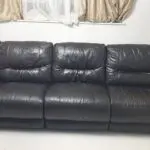 Harvey's dark brown corner sofa.