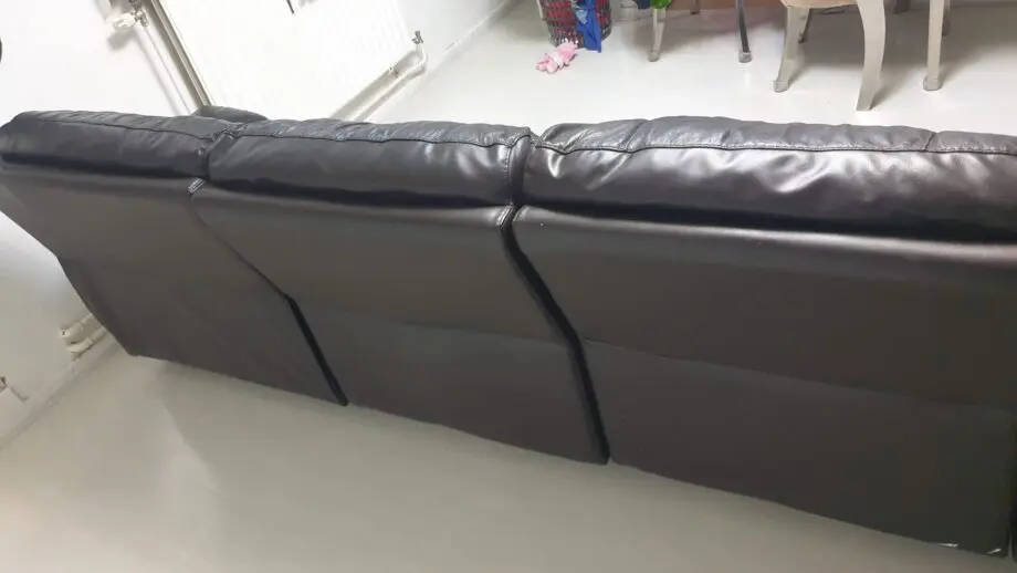 Harvey's dark brown corner sofa.