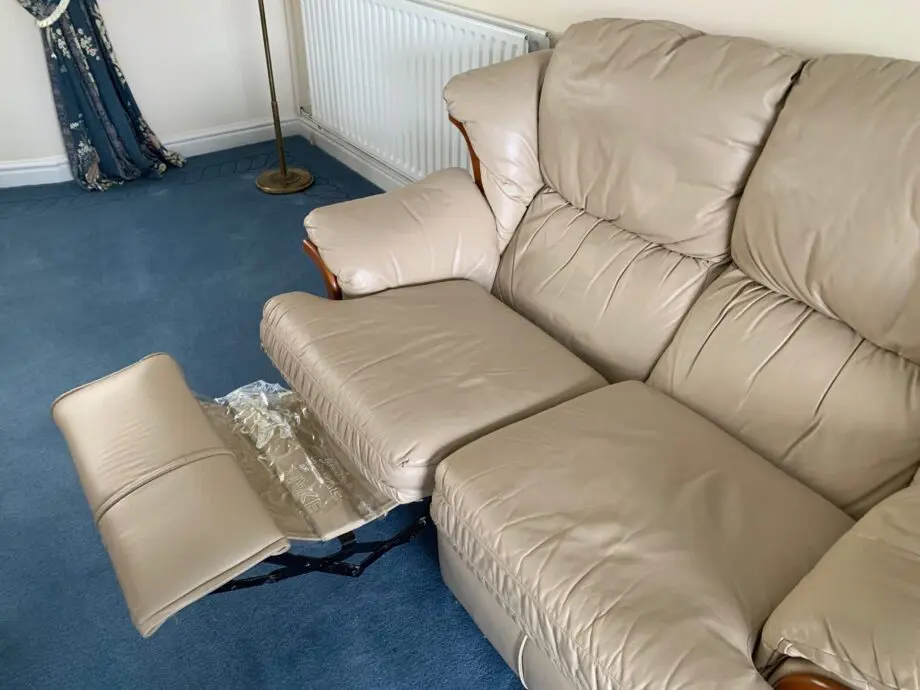 Cambria Leather 3 + 2 + 1 sofa suite