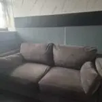 2 Seater Grey Velvet