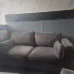 2 Seater Grey Velvet