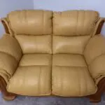 2x2 seater sofas in leather