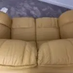 2x2 seater sofas in leather