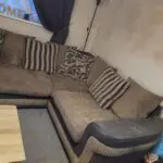 L shape and arm chair