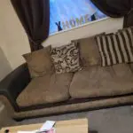 L shape and arm chair