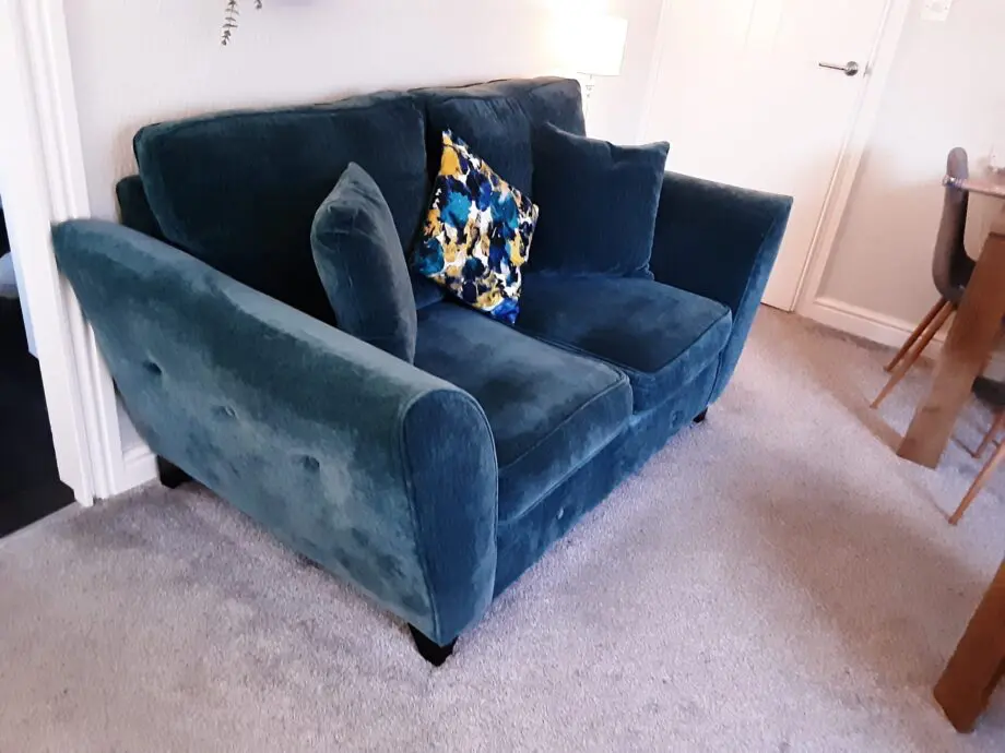 2 x 2 Seater Emerald Velvet Sofas