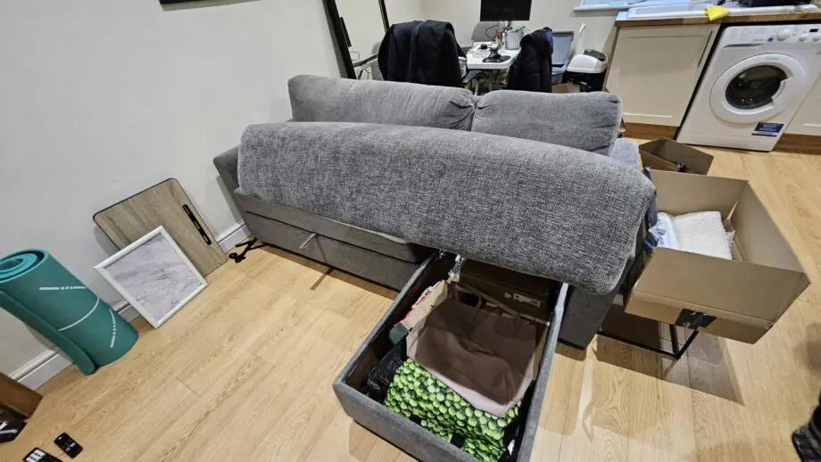 Dreams Limerick 3 seater pull out sofa bed in grey