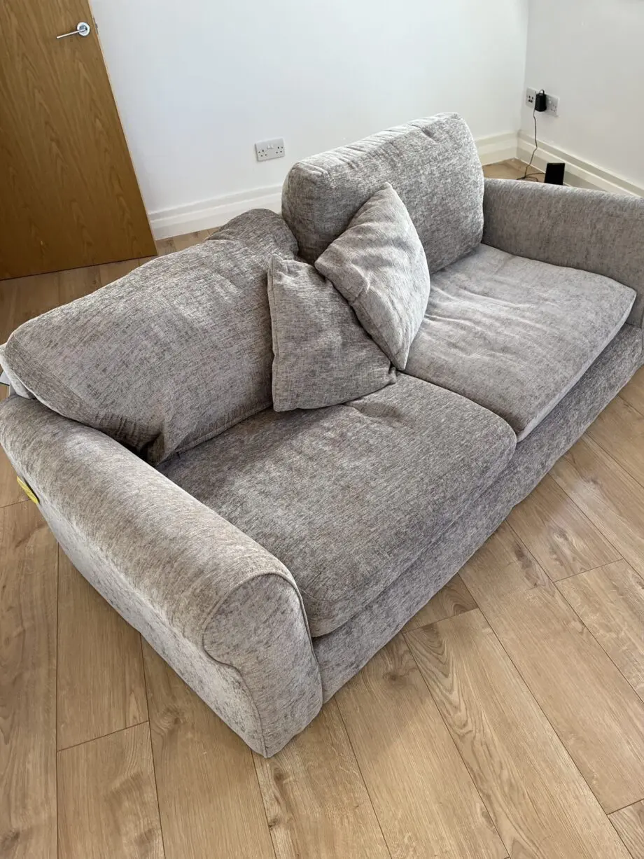 Argos 2 seaters sofa fabric in great condition Grey