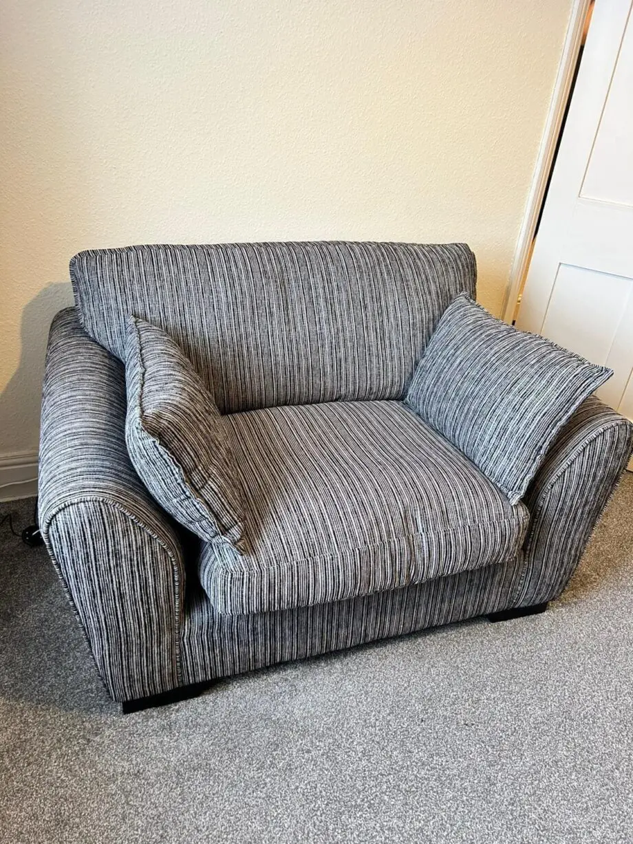 3 seater sofa and chair