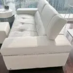 Natuzzi AVANA Loveseat 2570 Sofa + BRACQUE Ottoman – Designer Set