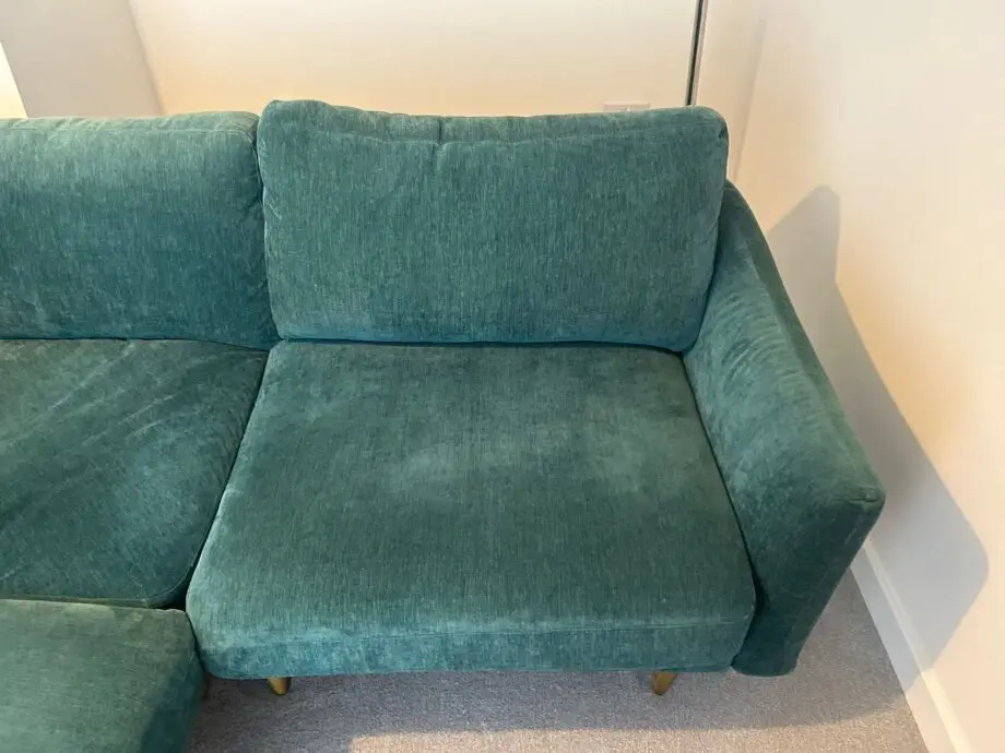 Snug Teal Corner Sofa