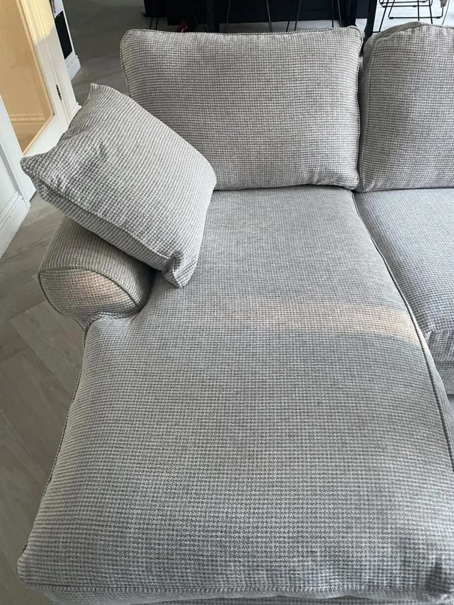 Sofology Rosia Left Hand Facing Chaise with 2 Seater Sofa, Oatmeal Padstow Pumice