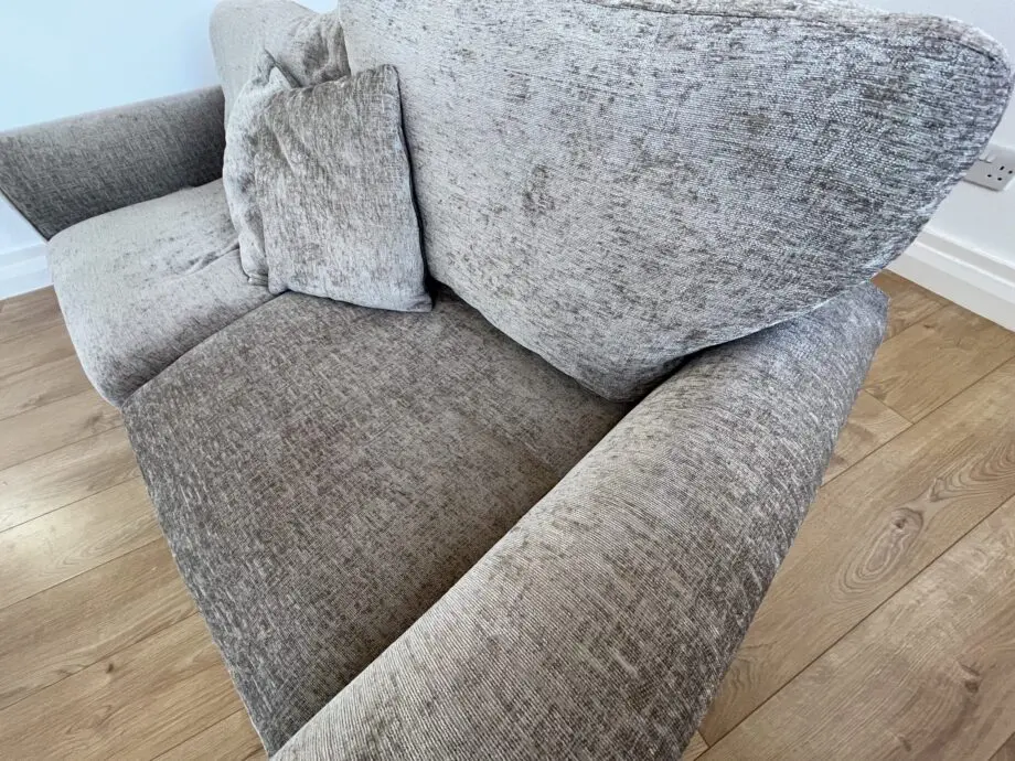 Argos 2 seaters sofa fabric in great condition Grey