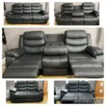Leather recliner sofas