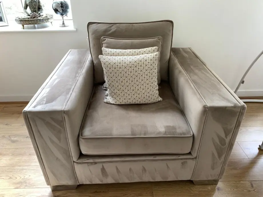 Bespoke handmade extra wide arm rest